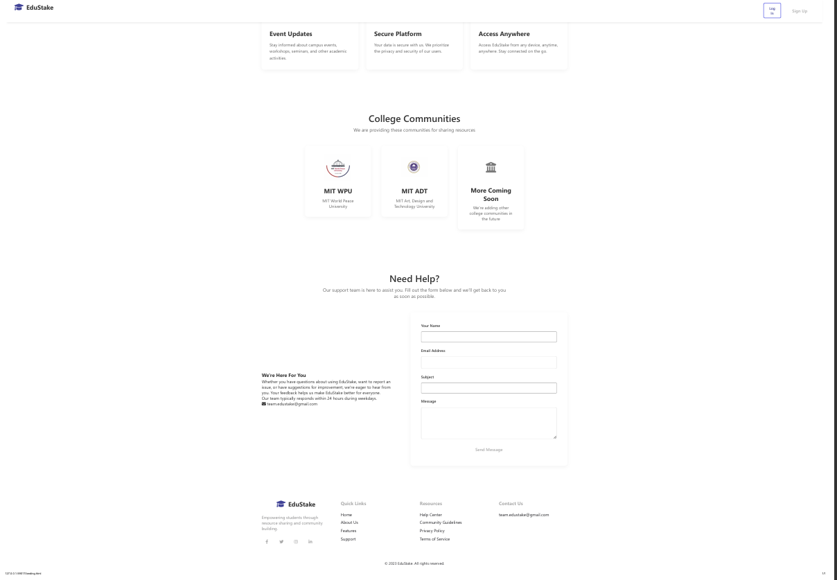 EduStake screenshot 2